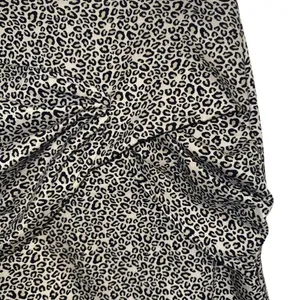 ZARA Leopard Print Knot Front Draped Mini Skirt NWOT‎ Size Medium thumbnail 3