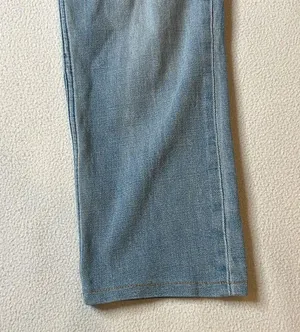 Abercrombie & Fitch Curve Love Ultra High Rise Ankle Straight Jeans thumbnail 6