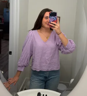 A New Day Puff Sleeve Top thumbnail 1
