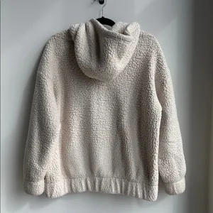 Aerie Cream Sherpa Jacket Size XS thumbnail 6