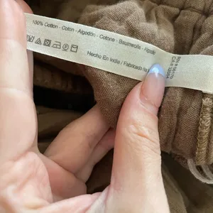 Free People Boho Jumpsuit Open Back Size XS Brown Cotton‎ Gauzy Romper thumbnail 5