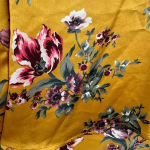 Abercrombie & Fitch Marigold Golden Floral Silky‎ Lace Camisole Top Med thumbnail 5