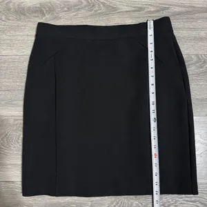 MARIO SERRANI Italy Women Black High Waist A Line Career Goth Skirt L Whimsigoth thumbnail 11
