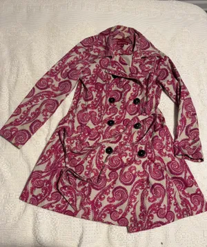 Merona Paisley Rain Jacket thumbnail 1