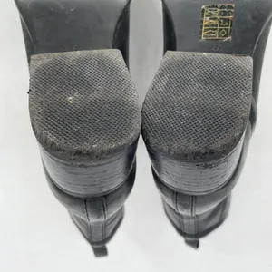 Jeffrey Campbell Oriley Booties Black Leather Pull On Ankle Boots Womens 6 thumbnail 10