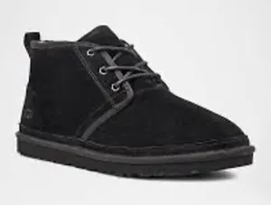 UGG black‎ suede Neumel chukka boots women's size 6 trendy cozy winter casual thumbnail 1
