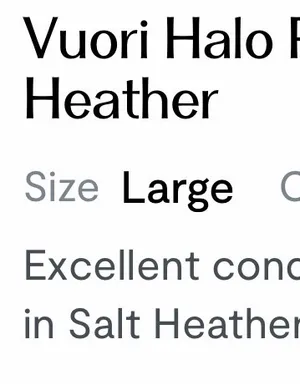 Vuori Halo Performance Skirt Salt Heather L thumbnail 5