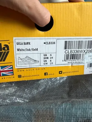 Gola Classics Women's Hawk Sneakers White Size 8 thumbnail 9