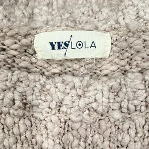 Yes Lola Light Pink Fuzzy Soft Sweatshirt Women’s XS thumbnail 3