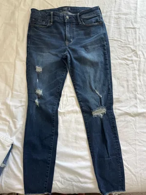 Womens Abercrombie & Fitch Harper Ankle Stretch Jeans Size 4 thumbnail 2