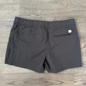 Vuori Women's Ripstop Shorts Black Size XL VW364 Organic Cotton Utility 3.5" thumbnail 2