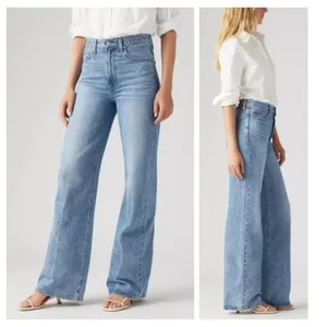 Levi's Ribcage High Waist Wide Leg Jeans Size 28 thumbnail 12