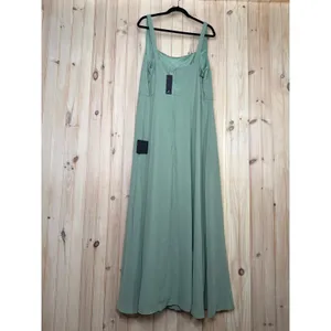 NWT Lulus Remarkable Arrival Sage Brush Sleeveless Maxi Dress Bridesmaid Sz XXL thumbnail 5