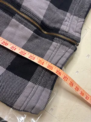 Kavu Buffalo Plaid Flannel Quilted Puffer Vest Womens XS Outdoors Insulated thumbnail 4