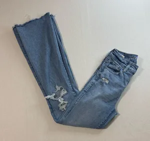 American Eagle Outfitters Light Blue Flare Jeans thumbnail 1