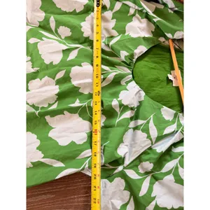 Kate Spade New York x Target Floral Puff Sleeve Mini Dress Green Large thumbnail 7