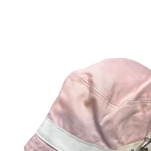 Vintage Y2K Coach Pink Bucket Hat Leather Buckle Belt Charm Size Small P/S thumbnail 3
