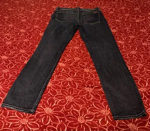 7 For All Mankind Slim Cigarette Jeans Dark Blue Denim Women's Pockets thumbnail 3