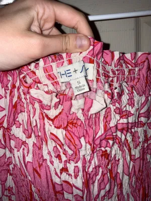 She + Sky Pink & White Floral Maxi Dress thumbnail 3