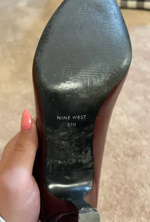 Nine West Dark Red Heels thumbnail 3