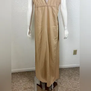 RIOT SWIM Calli Ruched Front Tie Maci Dress Size Medium. J-15 thumbnail 10
