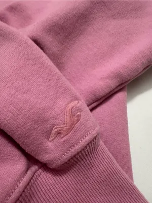 Hollister Dusty Mauve Cropped Sweatshirt thumbnail 2
