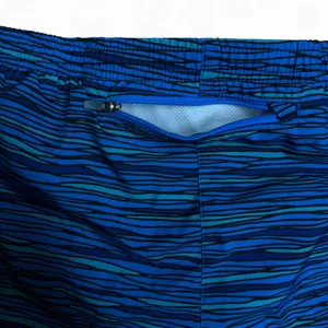 Nike Dri-FIT Rival 3" Printed Running Shorts Blue Wave Pattern Small 723944-435 thumbnail 8