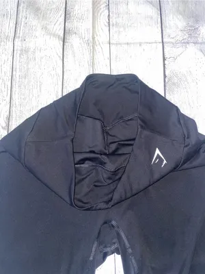 Gymshark Black High-Waist Bike Shorts thumbnail 2