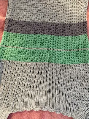 Peppermayo Striped Ribbed Maxi Dress in Blue, Yellow & Green thumbnail 3