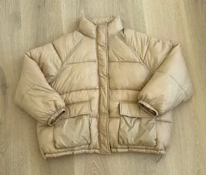 Abercrombie & Fitch - Utility Puffer Jacket in Tan thumbnail 1