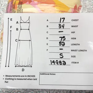 Abel The Label‎ Anthropologie Maxi Dress Small Tiered Flowy Boho Indie Hippie thumbnail 11