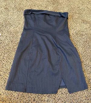 Wild Fable Navy Pinstripe Mini Dress thumbnail 1