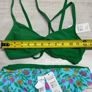 Cupshe Colorful Garden Bikini Top & Reversible Bottoms Set thumbnail 6