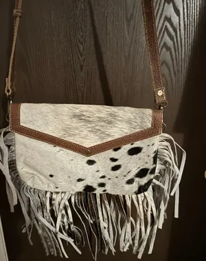 Myra Bags Leather Cowhide Purse thumbnail 1