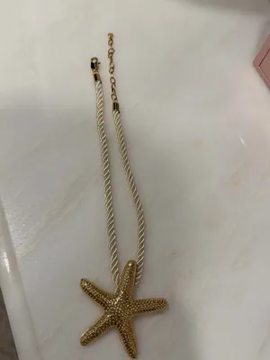 Ettika silk chord gold starfish necklace brand new thumbnail 4
