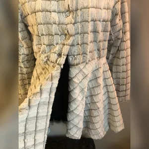 White Faux Fur Coat thumbnail 8