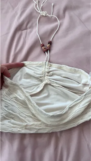 Crop Top White thumbnail 3