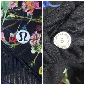 Lululemon Hotty Hot Reflective Shorts Flowerscope Colorful Floral Running Sz 6 thumbnail 9