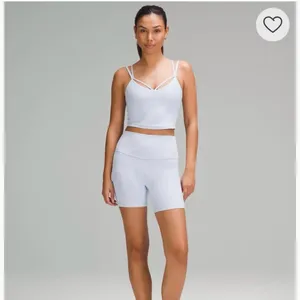 Lululemon Athletica White Strappy Sports Bra thumbnail 2