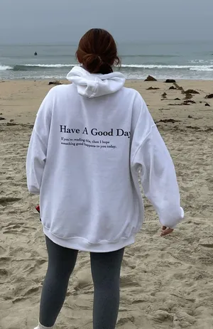 Have a good day hoodie White Size XXL thumbnail 1