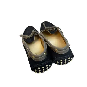 Cole Haan Shoes Women's US 5.5 Driving Loafers Slip On Flats Blue Fabric thumbnail 2