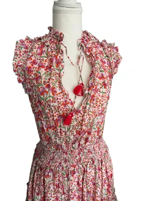 POUPETTE ST. BARTH floral Drop Waist Dress Size XS thumbnail 7