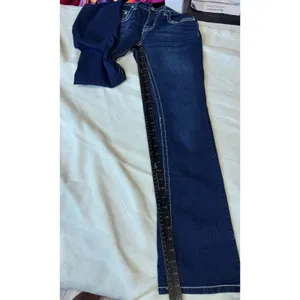 SKY Premium Collection Jeans Bootcut Women’s Size 1/2 Rhinestone Pocket Low Rise thumbnail 7