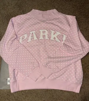 PARKE polka dot mockneck heritage varsity  thumbnail 1
