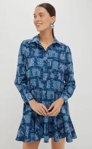 Tuckernuck Trellis Vine Crepe Callahan Shirt Dress thumbnail 1