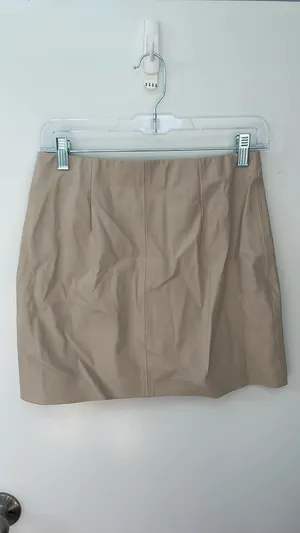 Shinestar Faux Leather Mini Skirt thumbnail 2