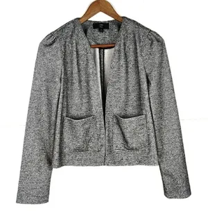 J.Crew 365 Boucle Open Front Blazer S Style J7988 thumbnail 1