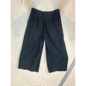 Greylin small Nana pleated linen cropped wide leg culottes P2 3401 thumbnail 5