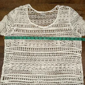 Tavik+ Cream Crochet Knit Swim Cover Up thumbnail 10