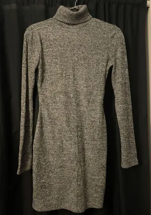 Turtleneck Sweater Dress thumbnail 1